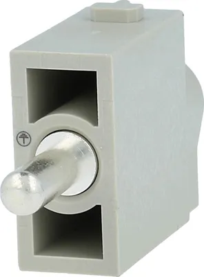 Produktbild von HARTING Han PE-Modul Stifteinsatz (M) Schraubanschluss, 1-polig Querschnitt 1,5mm² - 16mm² - 1 Stück