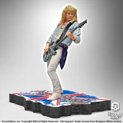 Obrázek produktu pro Def Leppard Rock Iconz Statue Rick Savage 24 cm