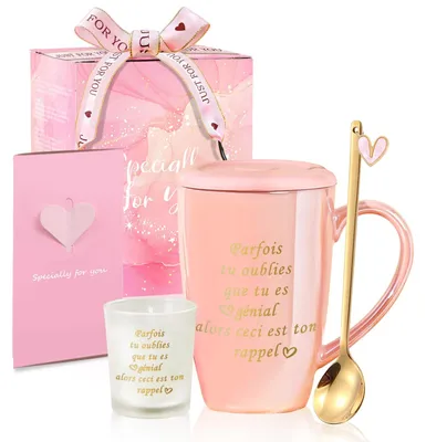 Kaffeetasse 460 ml mit Spruch, personalisiert, in Geschenkbox