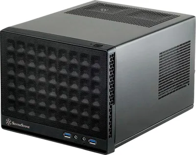 Zdjęcie produktu dla Silverstone SG13, Mini Tower, PC, Czarny, Mini-DTX, Mini-ITX, Plastik, Stal, 2.5,3.5"