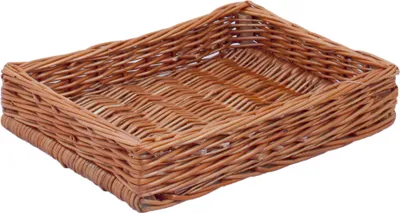 Produktbild von Regalkorb, Vollweide, braun, Auslagekorb, 40cm x 30cm x 8cm