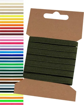 Produktbild von 5m Gummiband 6,6mm Gummilitze Wäschegummi elastisches Band Wäscheband
