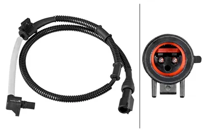 Productafbeelding van HELLA ABS-sensor, wieltoerental, voorzijde, links, voor FORD USA F-150 X Pickup, artikelnummer 358 218-521