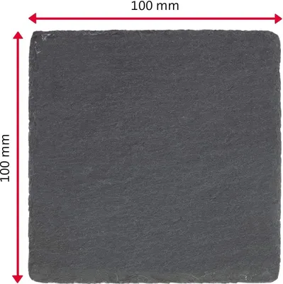 Immagine prodotto di Westmark 4 Naturschiefer-Untersetzer, quadratisch, 10 x 10 cm 69222270