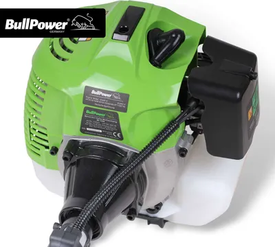 Produktbild von BullPower MF-5206 Multitool 5in1 Heckenschere Motorsäge Motorsense Benzin Rasentrimmer Freischneider Astsäge Hochentaster Oberklasse inklusive 90cm Verlängerung