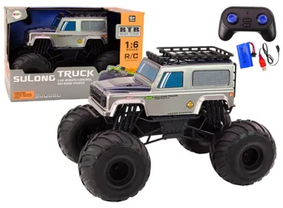 Produktbild von Leantoys Du?e Auto Terenowe Zdalnie Sterowane Suv 2.4G RC 1:6 Szary