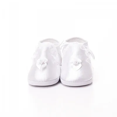 Produktbild von Toma Baby Rüsch Taufschuhe Weiß 10cm / EU17