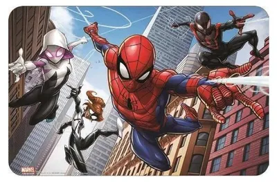 Produktbild von Spiderman Platzset Tischunterlage für Esstisch, Kunststoff, 43 x 28 cm