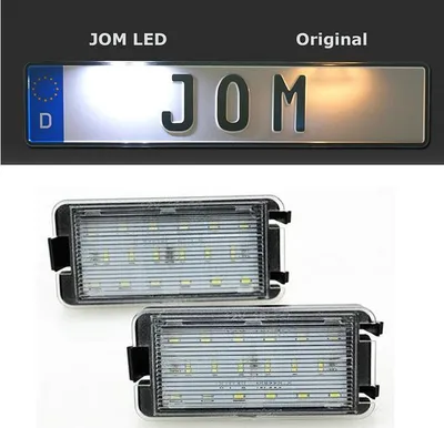 Produktbild von JOM LED Kennzeichenbeleuchtung weiß Seat Altea Arosa Cordoba Ibiza Leon Toledo