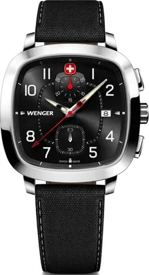 Produktbild von Wenger 01.1933.108 Herrenuhr Vintage Sport Chronograph 40mm 5ATM