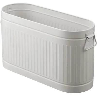 Produktbild von mDesign Toilettenpapierhalter Aufbewahrung Organizer 6 Rollen Metall Grau
