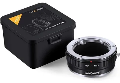 Produktbild von Objektivadapter MD-NEX II für Sony NEX E-Mount Kameras mit Minolta MD MC Objektiven