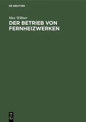 Produktbild von Der Betrieb von Fernheizwerken