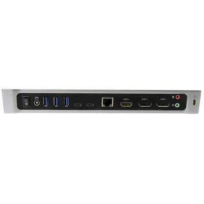 Produktbild von StarTech.com 4K USB-C Dock - Triple Monitor - Mac & Windows - 60W USB PD (DK30CH2DPPDU) - Dockingstation - USB-C - HDMI, 2 x DP - 1GbE - 60 Watt