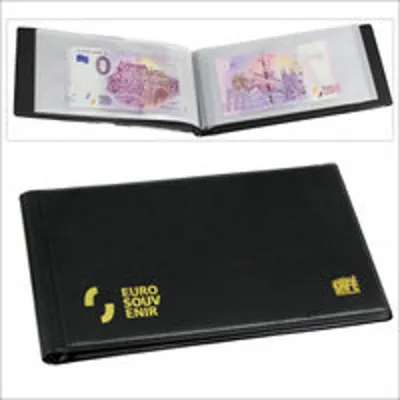 Obrázok produktu pre Vreckový album na 0 eurové bankovky s 20 priehľadnými hárkami na 20 alebo 40 0 eurových bankoviek | 210 x 110 x 15 mm
