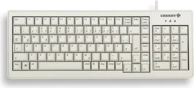 Zdjęcie produktu dla CHERRY XS G84-5200, Pełnowymiarowy (100%), Przewodowa, USB + PS/2, Mechaniczna, AZERTY, Szary