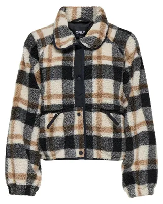 Produktbild von ONLY Onlcalista Life Check Teddy Jacket OTW