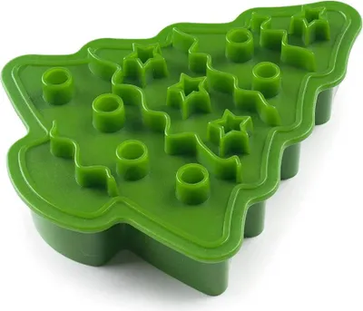 Image de Emporte-pièce sapin de Noël Ibili, en plastique, 11 cm, vert