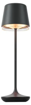Produktbild von Tischleuchte Schwarz inkl LED IP65 Wiederaufladbar mit Ladestation Treble