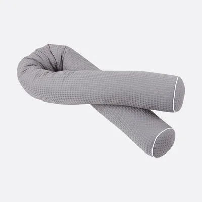 Produktbild von KraftKids Bettrolle Waffel Piqué grau 200 cm
