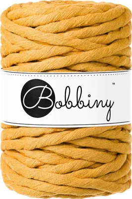Immagine prodotto di Cordoncino macramè Bobbiny 1,5 mm - Blu perfetto, 100 m di filato di cotone per progetti creativi e fai da te