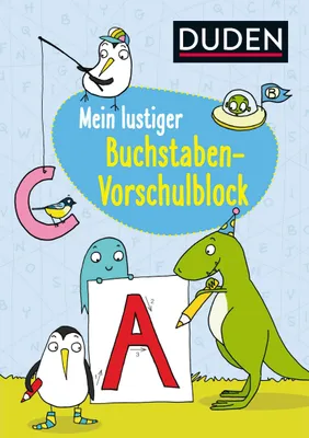 Produktbild von Mein lustiger Buchstaben-Vorschulblock