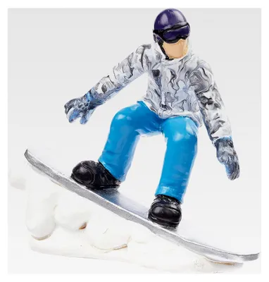 Produktbild von Miniatur Snowboarder, ca. 9,5 cm