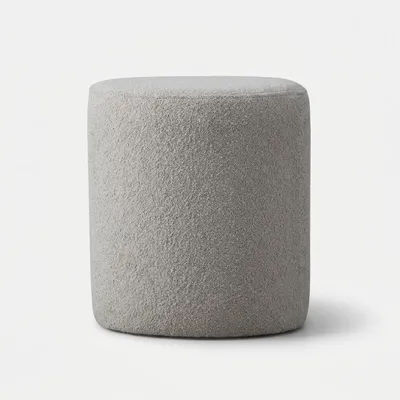 Immagine prodotto di Pouf moderno grigio, elegante, poggiapiedi, pouf imbottito