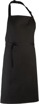 Produktbild von Premier Workwear PR150 | Latzschürze ŽColoursŽ - Waschbar bei 60 °C - Farbe: Black - Größe: 91 x 102 cm