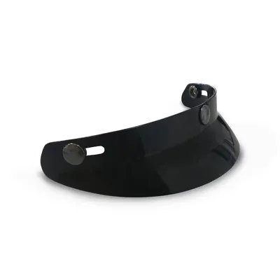 Produktbild von Standard Schwarz 3-Knopf-Visier für DMD Vintage Retro Helm