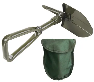 Produktbild von Meister Klappspaten 3 in 1 mit Tasche Spaten Hacke Säge für Camping Garten