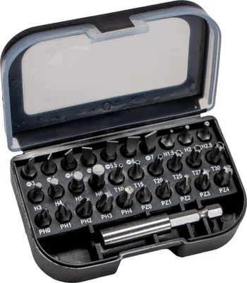 Produktbild von Bitsatz Bitbox Bit-Sortiment PH PZ H T Magnet Bithalter 31 teilig