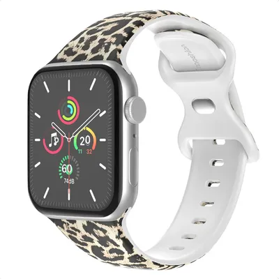Produktbild von imoshion Silikon-Armband⁺ für Watch Series 1 t/m 11 / SE / Ultra (44/45/46/49 mm) - Leopard