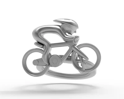 Produktbild von MetalMorphose - Keychain Metalmorphosef Fahrrad | 1 Stück