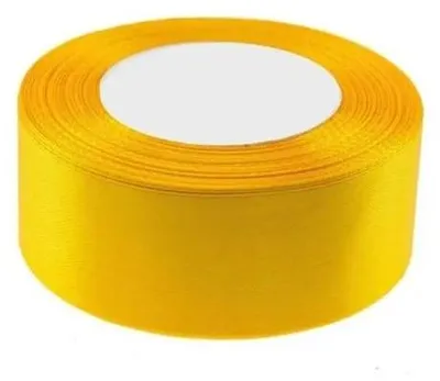 Immagine prodotto di Nastro di raso giallo 50mmx32m
