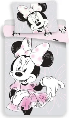 Produktbild von Jerry Fabrics Disney Minnie Mouse Bettbezug Beautiful - 140 x 200 cm - Baumwolle