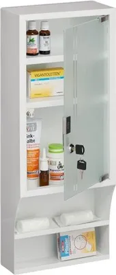 Zdjęcie produktu dla Zamykana apteczka ze szklanymi drzwiami