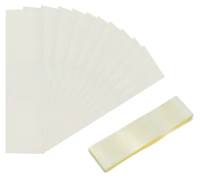 Schrumpfband 200 Stück 28x105 mm transparent PVC