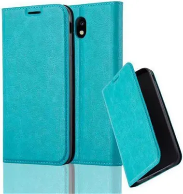 Obrázek produktu pro Cadorabo Case for Samsung Galaxy J7 2017 Protective Case in Turquoise Pouzdro na mobil s magnetickým zavíráním