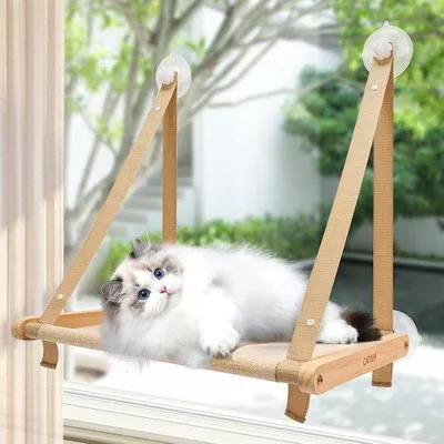 Image de Hamac pliable pour chat, résistant, lavable, 50 x 38 cm