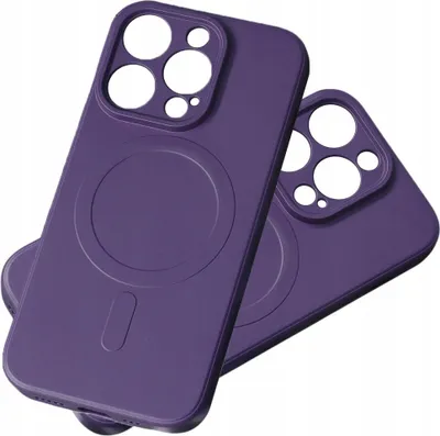 Obrázok produktu pre Silikónové puzdro s ochranou Magsafe pre Iphone 15 Purple