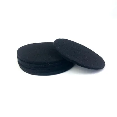 Produktbild von 6 Untersetzer FILZ, 3 mm dick, rund, D 10 cm, schwarz