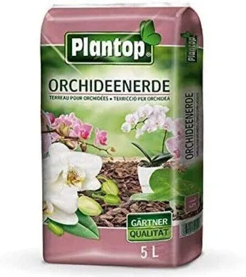 Produktbild von Plantop Orchideenerde 5 l torffrei vorgedüngt, beugt Staunässe & Wurzelfäulnis vor
