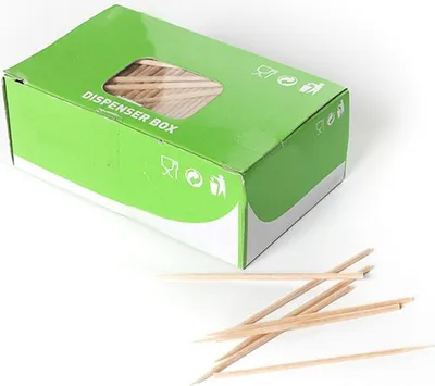 Produktbild von Cocktail Picker / Zahnstocher aus Holz, 65 mm, 1000 Stück