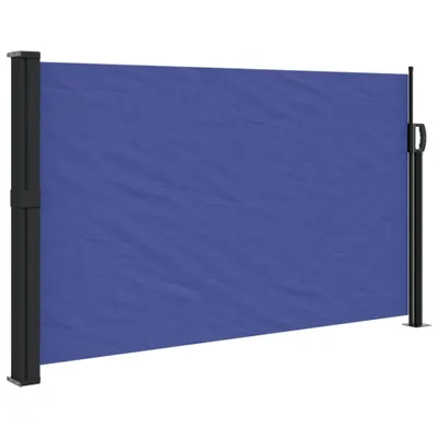 Zdjęcie produktu dla vidaXL Wysuwana markiza boczna niebieska 117x300 cm