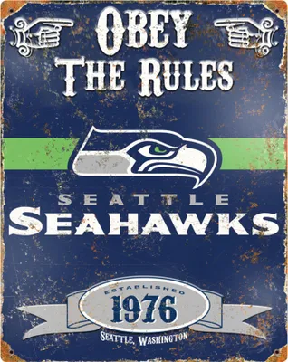 Produktbild von Seattle Seahawks NFL Vintage Blechschild