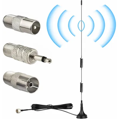 Produktbild von O56C DAB+ UKW Autoantenne 7dBi Magnetfuß 3m Kabel Antenne Radioempfang Verstärker Fahrzeugantenne für Autoradio DAB DAB+ FM Empfang