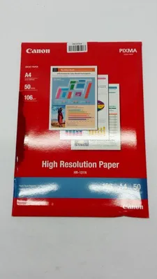 Produktbild von Canon HR-101N Hochauflösendes Papier A4, 50 Blatt, 110 g/cm2, 50 Blätter