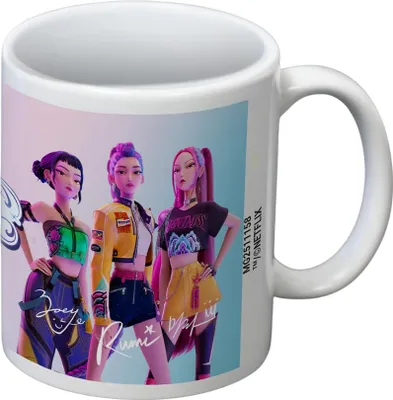 Obrázok produktu pre K-Pop Demon Hunters - hrnček na kávu, Huntr/X PM13074 (jedna veľkosť) (biely)