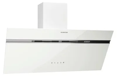 Obrázek produktu pro Klarstein Alina digestoř – 80 cm, průtok vzduchu 600 m³/h, dotykové ovládání, energetická účinnost A, LED osvětlení, recirkulace a odsávání vzduchu, bílá